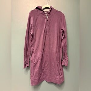 Duluth Trading Co 88% Supplex Nylon 12% Lycra Purple Hooded Outdoor Dress size L
